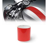 Strisce Adesive Moto Bike Racing Stripe 1 Filo, Rosso, 10 cm x 2 m