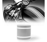 Strisce Adesive Moto Bike Racing Stripe 3 Fili, Argento, 8 cm x 2 m