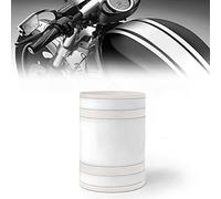 4R Quattroerre.it Strisce Adesive Moto Bike Racing Stripe 3 Fili, Bianco, 12 cm x 2 m