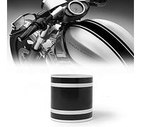 Strisce Adesive Moto Bike Racing Stripe 3 Fili, Nero, 8 cm x 2 m