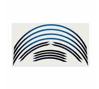 Wheel Rim Stripes per Cerchi Moto, Kit Componibile, Blu