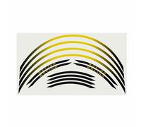 Strisce Adesive per Cerchi Moto, Wheel Rim, Kit Componibile, Giallo