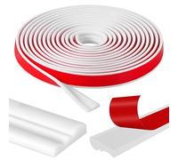 Strisce Adesive per Modanatura, 7m Pannelli Modanatura Adesiva per Parete, Listelli Decorativi Autoadesivi per Porte Interne Bianco, Pannellatura Flessibile per Specchi, Armadi e Rivestimenti Murali