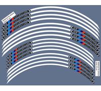 STRISCE ADESIVE stickers CERCHI compatibili per MOTO BMW GS ADVENTURE dal 2014