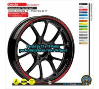 Strisce Adesivi cerchi Ducati Multistrada V4 V4S SPORT Monocromo CE DU MV7