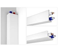 Strisce angolari per tende 12x6cm XPS polistirene Rivestimento per tubi con profilo a L, EK-1 (20 metri) Rivestimento per tubi di riscaldamento bianco Rivestimento per tubi di riscaldamento