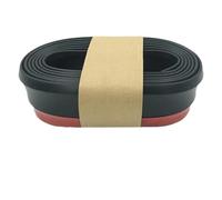 Strisce Anticollisione Per Paraurti Anteriori Auto Striscia In Gomma E Fibra Di Carbonio Protezione Universale Per Minigonne(Matt black)