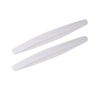 Strisce Antigraffio Portiere 2 Pezzi Di Protezione Universale Anticollisione Prodotti Per Porte Auto In Gomma Per Paraurti Anteriore E Posteriore In Pvc(WHITE)