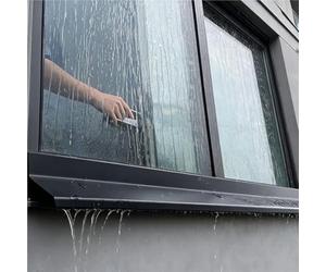 strisce antipioggia per davanzali Barriera D'acqua Per Davanzale Della Finestra, Protezione Antigoccia Dalla Pioggia Porta Per Appartamenti/colazione/soggiorni/proprietà(L W 5M x 5.5CM)