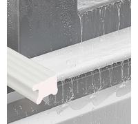 strisce antipioggia per davanzali Striscia Interna Bianca Per Finestre Anti-acqua Alta 22 Mm, Guarnizioni Anti-goccia, Fessure Per Schede Per Finestr(1 PC)