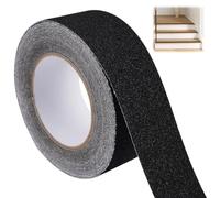 Strisce Antiscivolo per Scale Esterne Interne 5cm×10m Nastro Antiscivolo Nero, Nastro Adesivo Antiscivolo, Nastro Antiscivolo per Gradini, Strisce Adesive Antiscivolo per Scale Scalini