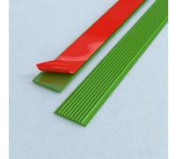 Strisce Antiscivolo Scala PVC, Nastro Autoadesivo Resistente | Tiras PVC Texturizadas de Alta Fricción, Ignífugas y Fáciles de Cortar, Escaleras Interiores y Exteriores(Green,3cm/1.2in)