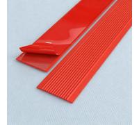 Strisce Antiscivolo Scala PVC, Nastro Autoadesivo Resistente | Tiras PVC Texturizadas de Alta Fricción, Ignífugas y Fáciles de Cortar, Escaleras Interiores y Exteriores(Red,5cm/1.9in)