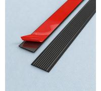 Strisce Antiscivolo Scala PVC, Nastro Autoadesivo Resistente | Tiras PVC Texturizadas de Alta Fricción, Ignífugas y Fáciles de Cortar, Escaleras Interiores y Exteriores(Black,3cm/1.2in)