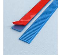 Strisce Antiscivolo Scala PVC, Nastro Autoadesivo Resistente | Tiras PVC Texturizadas de Alta Fricción, Ignífugas y Fáciles de Cortar, Escaleras Interiores y Exteriores(Blue,3cm/1.2in)