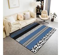 Strisce Astratte Tappeto Per Sala Giochi Con Stampa 3D 80 X 120 Cm - Moquette Antiscivolo Per Porta Interna - Morbido Al Tatto - Fibra Di Poliestere - Facile Da Pulire - Adatto Per Came /6960519693258