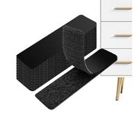 Strisce autoadesive con ganci e fibbie, nastro biadesivo molto resistente, tamponi forti neri appiccicosi | Nastro biadesivo flessibile e resistente, adesione a lunga durata