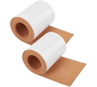 Strisce autoadesive in sughero marrone, 2 pezzi, 20 x 200 x 0,1 cm, rotolo di sughero per pareti, stacca e attacca con supporto, bacheca fai da te, decorazione da parete