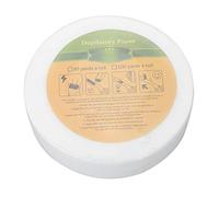 Strisce ceretta per depilazione in tessuto non tessuto, sanitari usa e getta spessi e durevoli per corpo viso gambe ascelle zona bikini sopracciglia bianco 100yd 1 rotolo