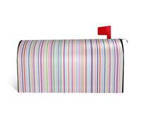 Strisce colorate magnetiche, copertura per cassetta postale, resistenti, eleganti, impermeabili, facili da installare per tutte le stagioni