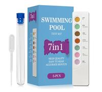 Strisce Complete Test Acqua Con Strisce Facili Da Leggere Adatte Per Valutazione Del Cloro Piscina Domestica E Laboratorio Monitoraggio Del Cloro Test