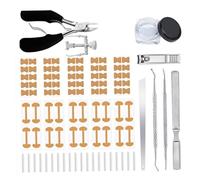 Strisce correttive per unghie dei piedi set correttore per unghie incarnite 18 pezzi/set kit professionale traspirante per incarnite con strisce per cerotto correttore strumento per tagl