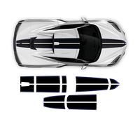 Strisce da corsa sopra la parte superiore, per Corvette C8 2021 - 2024