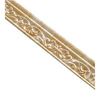 Strisce d'angolo, nastro per pavimento, battiscopa flessibile in ottone 9,2 m x 8 cm