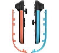 Strisce decorative accenti per maniglia per Switch 2 controller Joy-Con sinistro e destro, accessori di gioco personalizzati, migliorano la presa e lo stile (sinistra arancione destro blu)