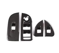 strisce decorative Compatibile Con Alfa Per Romeo Per Giulia 2017 2018 2019 2020 LHD Interruttore Alzacristalli Interruttore Pulsante Telaio Copertura Adesivi Auto