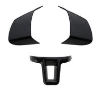 strisce decorative Compatibile Con Per Bora 2009-2012 Per Polo 2011-2014 Per Touran 2012-2014, Adesivo Per Volante, Decorazione.(Black)