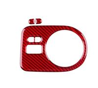 strisce decorative Compatibile Con Seat Per Ibiza 6j 2009 2010 2011 2012 2013 2014 LHD RHD Adesivo Per Cornice Interruttore Fari Auto, Finiture Interne(For RHD Red)