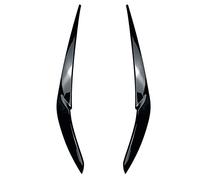 Strisce Decorative in plastica ABS, Accessori per fari Anteriori Auto, palpebre, sopracciglio, Finiture per X5 G05 X6 G06 2018 2019 2020-2022 (Nero Lucido)
