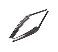 Strisce Decorative in Vera Fibra di Carbonio per fari Auto, palpebre sopracciglio, Finiture per Camry 2018 2019, Adesivi per Auto, palpebre, Finiture