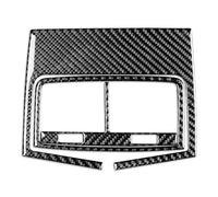 Strisce Decorative Interni Auto Per Q7 2007-2011 2012 2013 2014 2015 In Fibra Carbonio Posteriore Aria Condizionata Bocchette Trim Copertura Interni Adesivo(Nero)