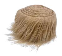 Strisce decorative natalizie per eventi e feste, in tessuto finto shaggy, pretagliate, per realizzare gnomi, barba, capelli e cosplay, regali per donne e bambini