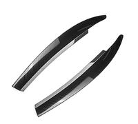 Strisce Decorative per Auto, fari Anteriori, sopracciglio, palpebre, Adesivi per Scirocco GTS 2008 2009-2017, Accessori per Auto (Nero Lucido)
