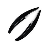 Strisce Decorative per Auto, fari Anteriori, sopracciglio, palpebre, Adesivi per Scirocco GTS 2008 2009-2017, Accessori per Auto (Nero Lucido)