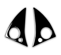 Strisce Decorative Per Benz Per Classe C W204 2007-2010 Pulsanti Al Volante Decorazione Rivestimento Interno Auto Colore Nero Pianoforte(Piano Black)