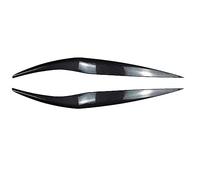 Strisce Decorative per fari Anteriori dell'auto, palpebre sopracciglio, Finiture per Ford Fiesta MK6.5 2013 2014-2017, Adesivi per Auto (Aspetto Carbonio)