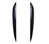 Strisce Decorative per fari Anteriori, palpebre, sopracciglio, Adesivi, Accessori per fari Anteriori per Touareg 2010 2011 2012-2018 (Aspetto Fibra di Carbonio)