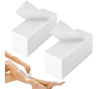Strisce Depilatorie 200 Pezzi per Ceretta Calda e Pasta di Zucchero, Strisce in tessuto non tessuto per ogni tipo di cera su gambe, petto, schiena, intimo, viso (7 x 20 cm)