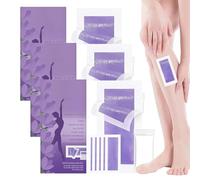 Strisce depilatorie, kit di strisce depilatorie bifacciali per il corpo, ceretta corpo delicata, rapida e liscia, strisce applicabili a gambe, bikini, ascelle e viso