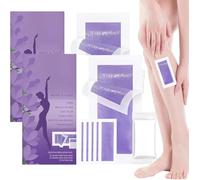 Strisce depilatorie, kit di strisce depilatorie bifacciali per il corpo, ceretta corpo delicata, rapida e liscia, strisce applicabili a gambe, bikini, ascelle e viso
