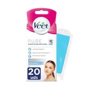 Strisce Depilatorie Viso Veet Pelle sensibile 20 Unità