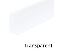 Strisce di barriera all'acqua in silicone per separazione a secco, 30 mm di altezza, impermeabile, per docce uguali al pavimento, colore bianco, 50 cm (trasparente 200 cm)