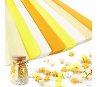Strisce di Carta per Stelle 1080pcs Strisce di Carta con Stelle Portafortuna Ecologica Origami a Forma di Stella Non Odore Fai da Te Star Origami 21.7x1cm Per La Scuola L'artigianato Fai da Te