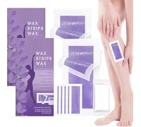 Strisce di cera depilatoria, rimozione rapida e delicata dei peli, ceretta corpo bifacciale, kit per donna e uomo, effetto liscio a lunga durata, uso domestico e in salone