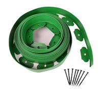 Strisce di confine for cortile a forma L, zona isolamento in pietra d'erba da 5 m, pannello contenimento, striscia divisoria in plastica PE for prato verde Per il giardino