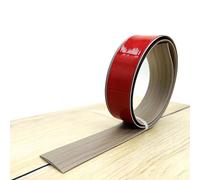 Strisce Di Copertura Del Pavimento In Laminato Auto Adesive, Striscia Di Transizione Piatta Da 3,3 Piedi A Pavimento/porta, Striscia Divisore P(Size:4cm1.57inch,Color:Venatura del legno grigio)